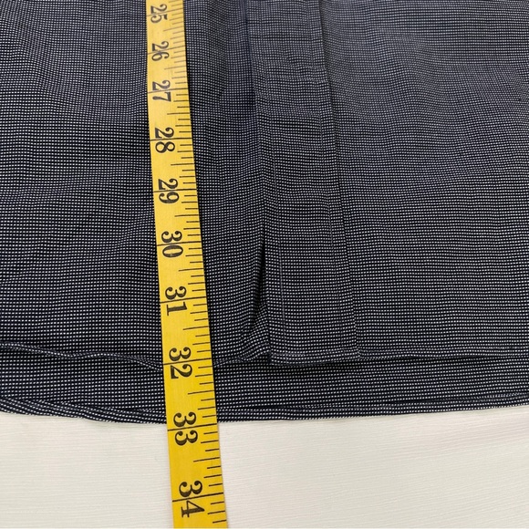 Tommy Hilfiger Men’s Long Sleeve Dress Shirt Size 16 32-33 Black 100% Cotton - Picture 11 of 12